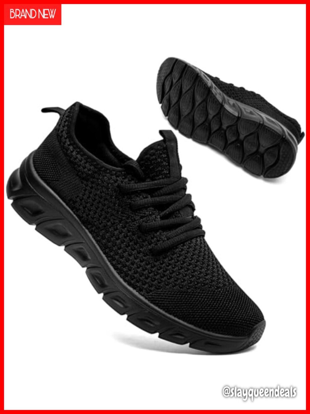 Women's Breathable Mesh Slip-On Sneakers Non-Slip Lightweight Running Walking